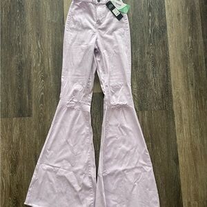 Fashion nova  Lavender Flare Jeans